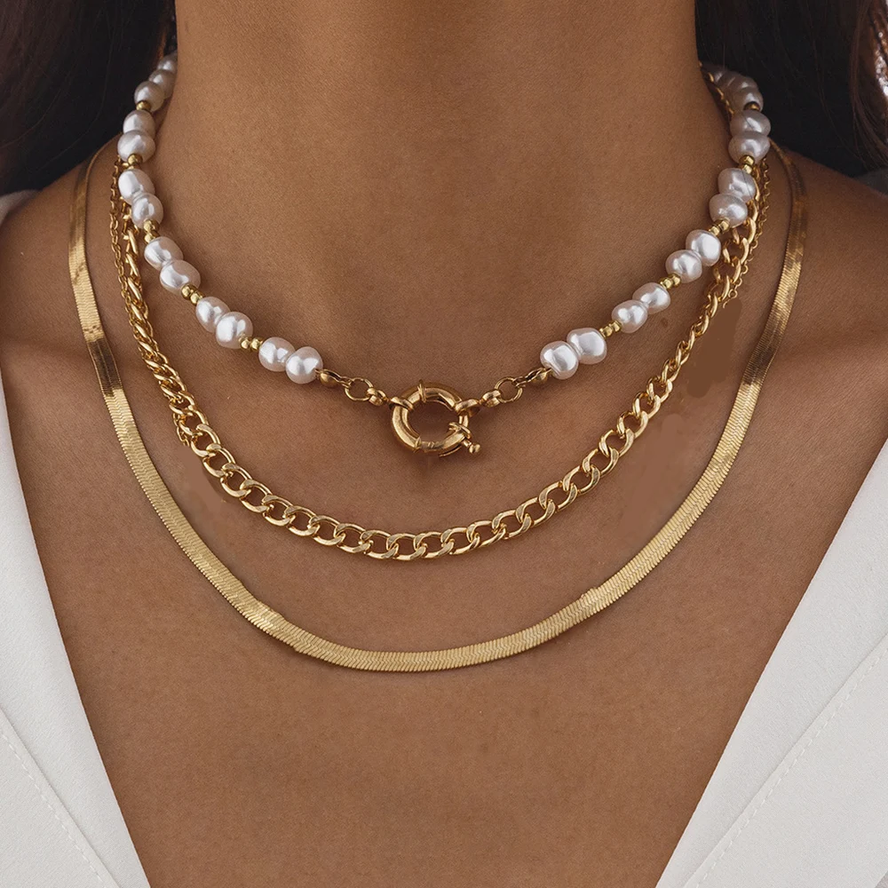 여자를위한 우아한 불규칙한 진주 다층 목걸이 하트 펜던트 초커 목걸이 보석 트렌드 휴가 결혼 선물 X0286