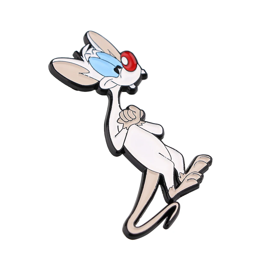 DZ2440 참신 귀여운 마우스 배낭 옷깃 핀 장식에 옷 배지에 대한 재미 있은 에나멜 핀 애니메이션 쥬얼리 액세서리 선물