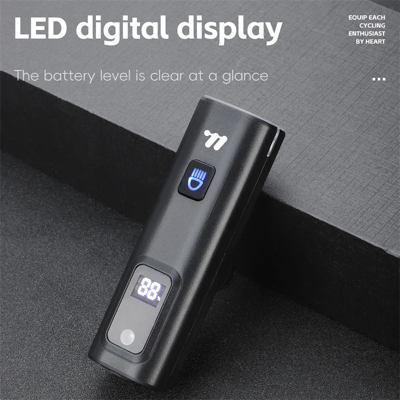 서쪽 자전거 지능형 빛 감지 자전거 전면 조명 400 루멘 휴대용 사이클링 손전등 퀵 릴리스 자전거 헤드 라이트