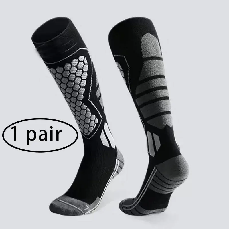 두껍고 따뜻한 신상 인기 스키 양말, 스노우 하이킹 양말, 1 쌍