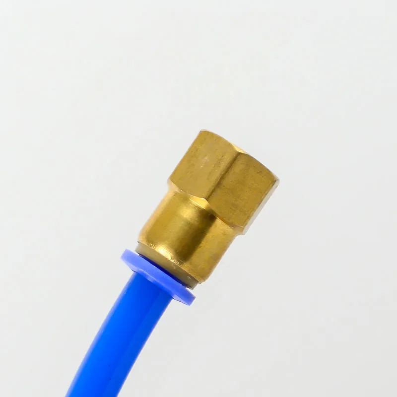 PCF 공기 파이프 피팅 4 6 8 10 12mm 호스 튜브 1/8 