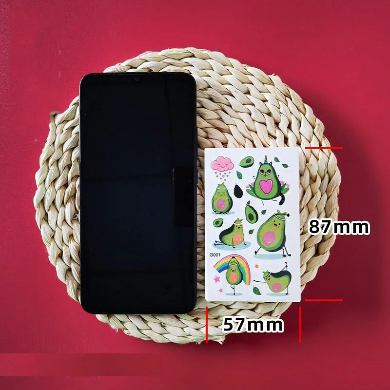 60PCS 어린이를위한 새로운 임시 문신 스티커 어린이 방수 문신 축제 glitters 얼굴 소녀 소년 어린이 미니 가짜 문신