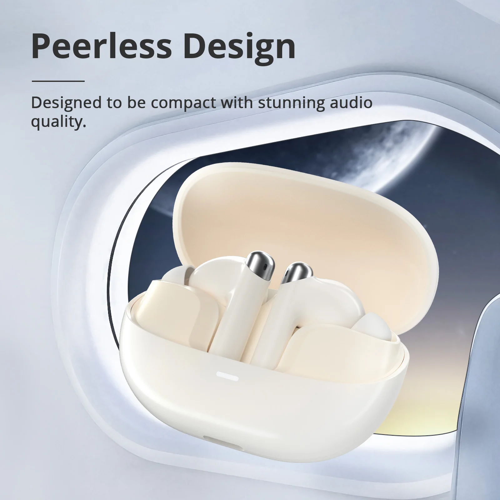 Tronsmart Sounfii R4 무선 이어폰, 블루투스 5.3, 듀얼 마이크, 통화 소음 감소, 26 시간 재생