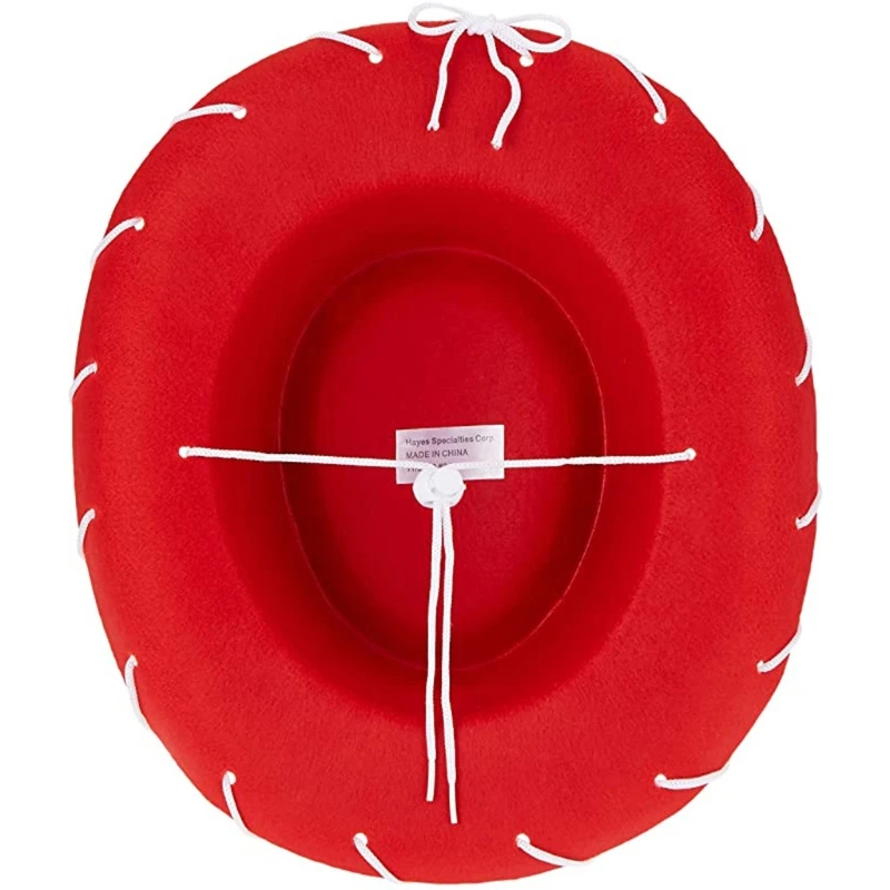 어린이 브라운 레드 펠트 카우보이 모자 멋진 복장 최대 의상 액세서리 복장 야생