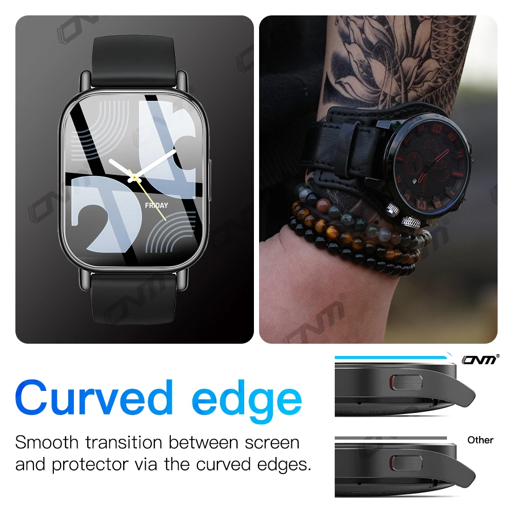 샤오미 레드미 워치 5 라이트 액티브 스마트 워치 프리미엄 강화 유리, 투명 HD 유리 화면, 보호대 필름 액세서리, 9H