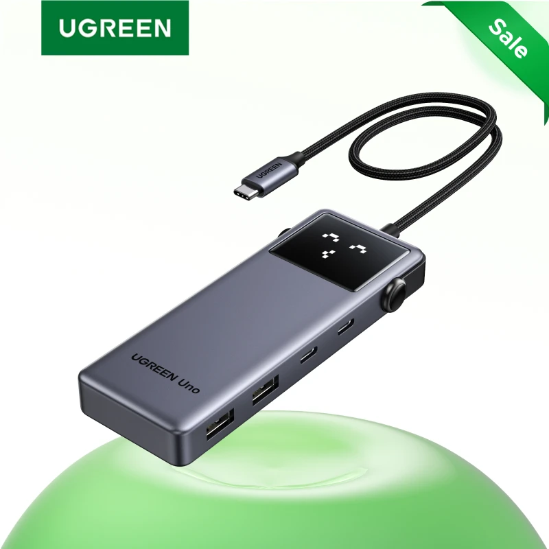 UGREEN Uno USB C 허브, 노트북용 분배기 어댑터, 맥북 프로 에어, USB 확장기, 도킹 스테이션, 6 인 1, 4K60Hz, PD100W, 10Gbps, USB3.2 title=UGREEN Uno USB C 허브, 노트북용 분배기 어댑터, 맥북 프로 에어, USB 확장기, 도킹 스테이션, 6 인 1, 4K60Hz, PD100W, 10Gbps, USB3.2 