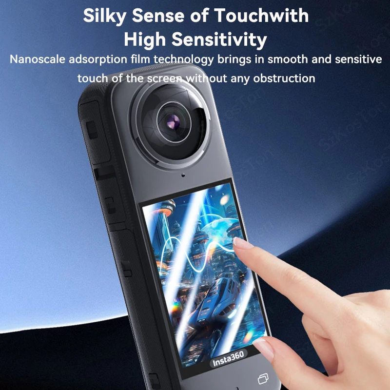 Insta360 X5 X4 렌즈 가드 + 보관 가방 + Insta 360 X4 X5 렌즈 보호대 용 화면 보호 필름 안티 스크래치 액세서리