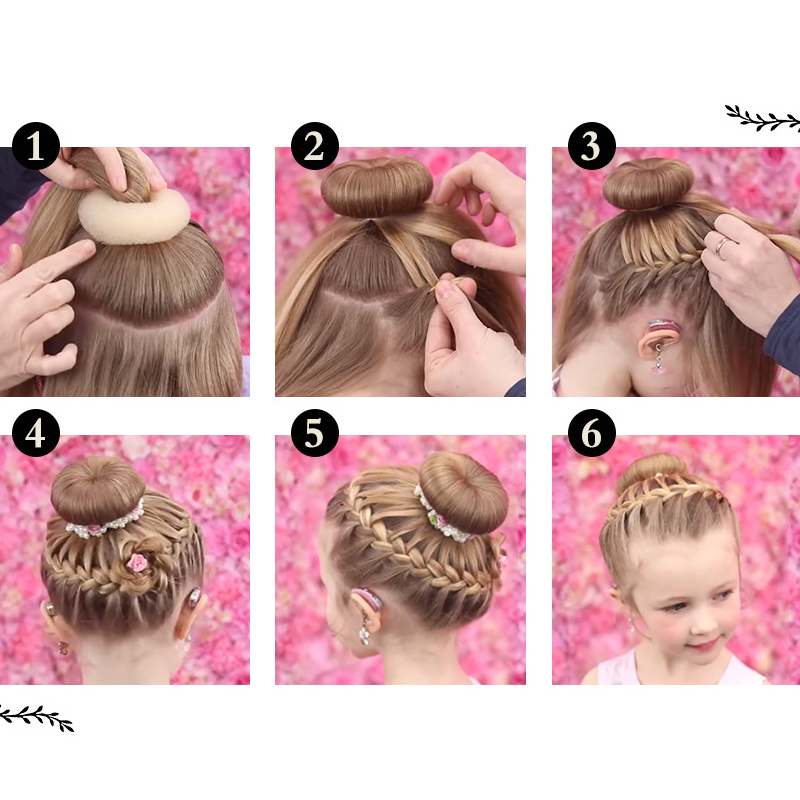 1Pc S M L 블랙/브라운/아이보리 매직 헤어 롤빵 메이커 헤어 도구 용 도넛 베이글 여성용 헤어핀 헤어 액세서리 스타일링 브레이드