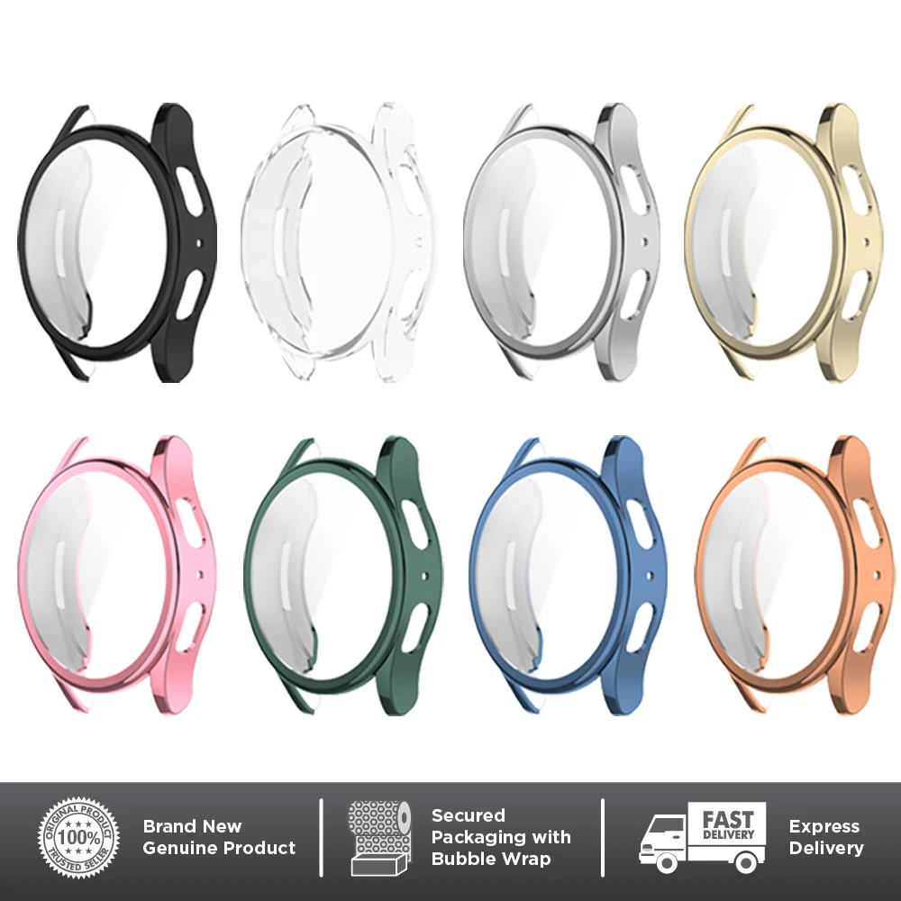 삼성 갤럭시 워치 7 용 케이스, 풀 커버리지 범퍼, 소프트 TPU 보호 케이스 커버, 갤럭시 워치 7 액세서리, 44mm, 40mm