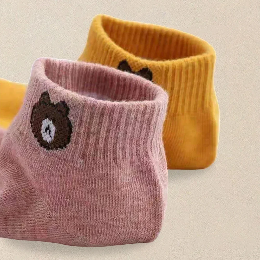 10 쌍 여성 만화 무늬 양말 유행과 유행 다목적 양말 경량 통기성 편안한 캐주얼 양말
