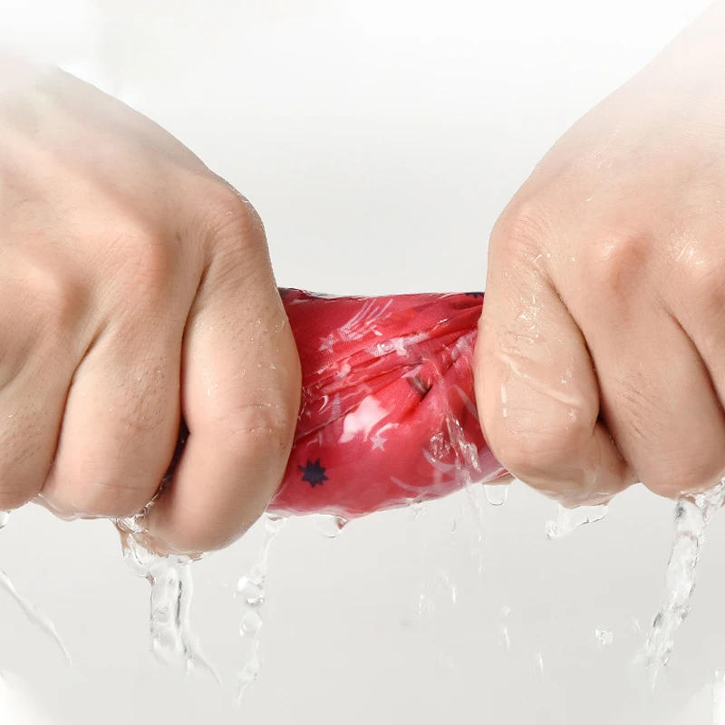 패션 인쇄 접이식 친환경 쇼핑백 토트 접이식 파우치 핸드백 여행용 식료품 가방에 편리한 대용량