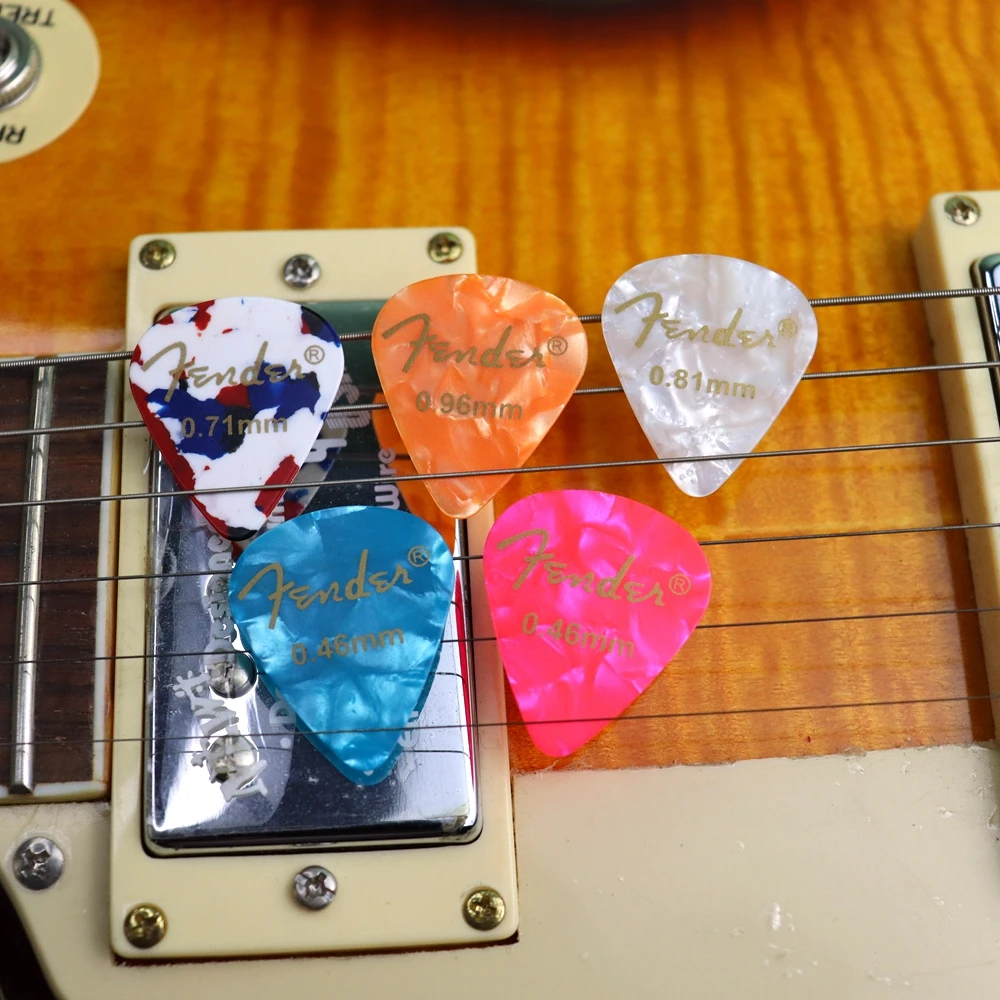 20 & 50 & 100 Pcs 어쿠스틱 일렉트릭 기타 픽 Plectrum 셀룰로이드 기타 픽 액세서리 상자 두께 0.46mm-0.96mm