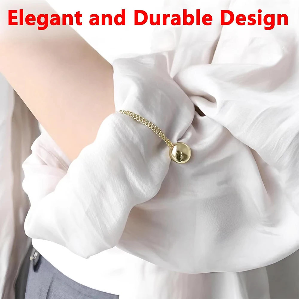 4PCS 자기 의류 클립 다기능 자기 강도 버튼 클립 여성 의류 가디건에 대 한 핀리스 브로치 클립