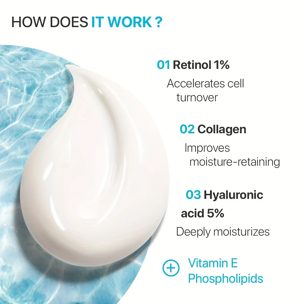 얼굴 모이스처라이저 레티놀 크림, 주야간 안티에이징 모이스처라이징 크림