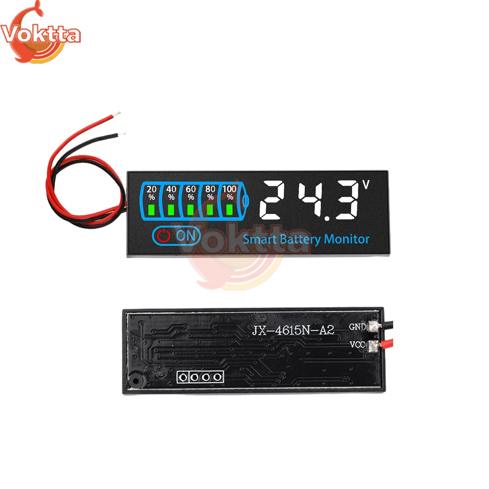 3S-14S DC7-55V 배터리 레벨 표시기 12V 24V 36V 48V 18650 Lipo 리튬 배터리 용량 보드 전압 배터리 충전 테스터