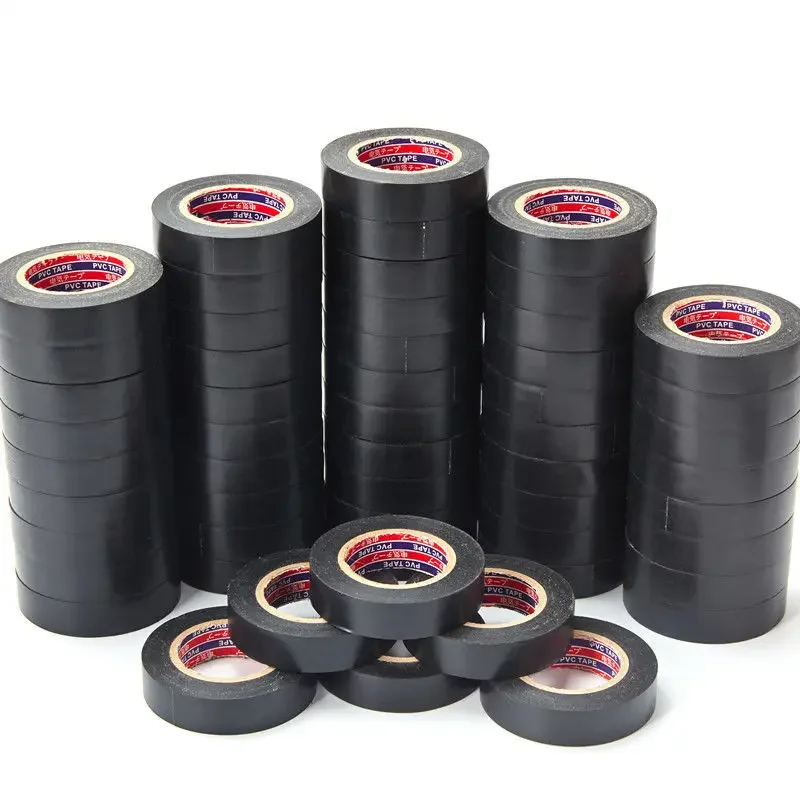 11M 검정색 난연성 전기 절연 테이프 전기 기사 와이어 고전압 PVC 방수 자체 접착 전기 테이프