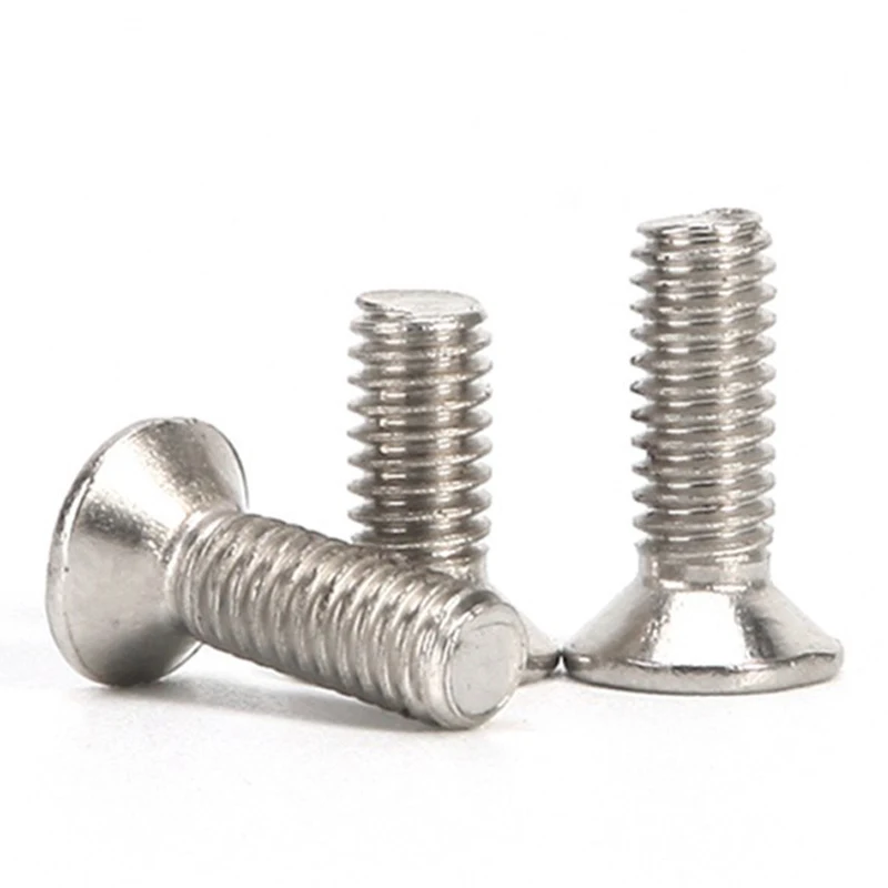 DELL SAMSUNG IBM HP TOSHIBA용 니켈 도금 전자 수리 나사, M1.2 M1.6 M1.7 M2 M2.5 M3 M4 KM, 로트당 100 개