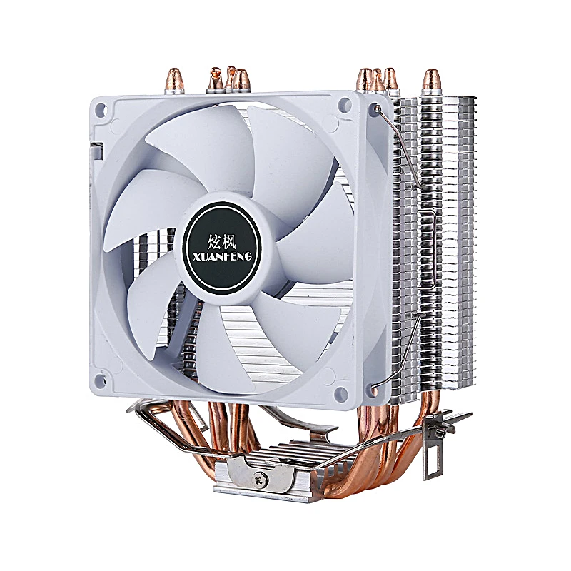 PC 공냉식 라디에이터 CPU 냉각 팬 2/4/6 히트 파이프 쿨러 LGA2011 x79 x99 E5 2066 2099 115x 1200 1700 i5 i7 AMD 설치