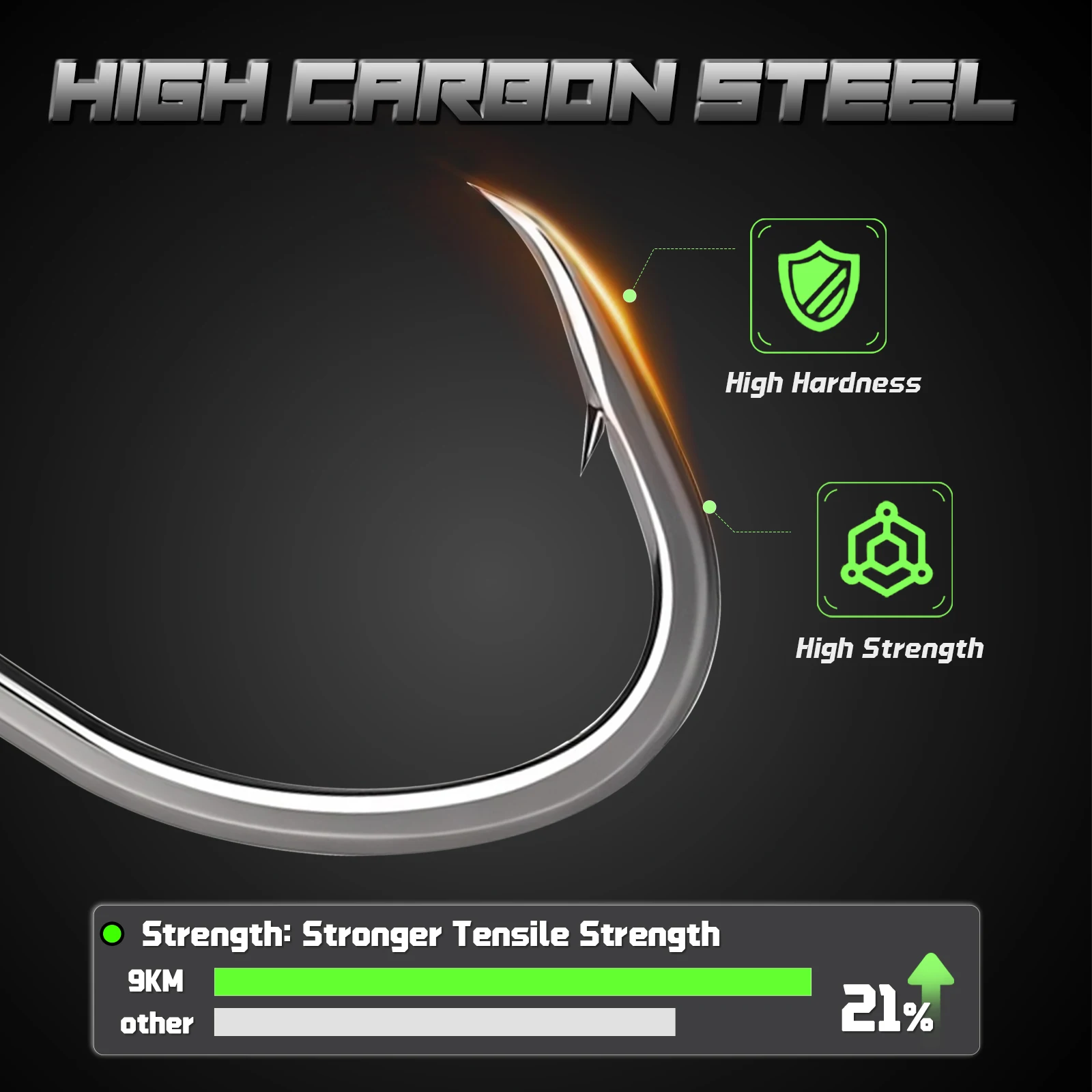 9KM Baitholder 낚시 후크 바다 가시 낚시 미끼 생크 부리 라이브 미끼 홀더 잉어 낚시 지그 웜 후크 액세서리 태클