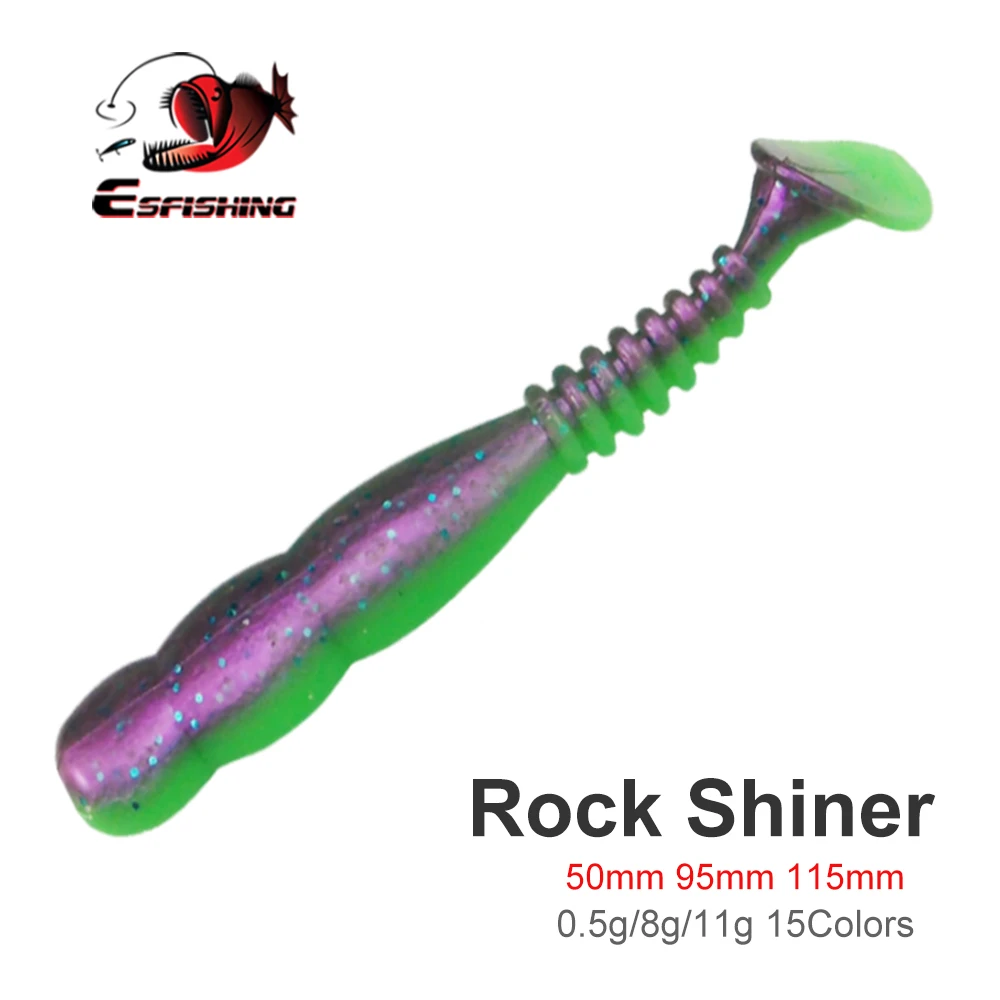 ESFISHING 인공 미끼 낚시 미끼 Rock Viber Shad 50mm 95mm 115mm 150mm Rock Shiner 소프트 미끼 Pesca 파이크 송어 낚시 title=ESFISHING 인공 미끼 낚시 미끼 Rock Viber Shad 50mm 95mm 115mm 150mm Rock Shiner 소프트 미끼 Pesca 파이크 송어 낚시