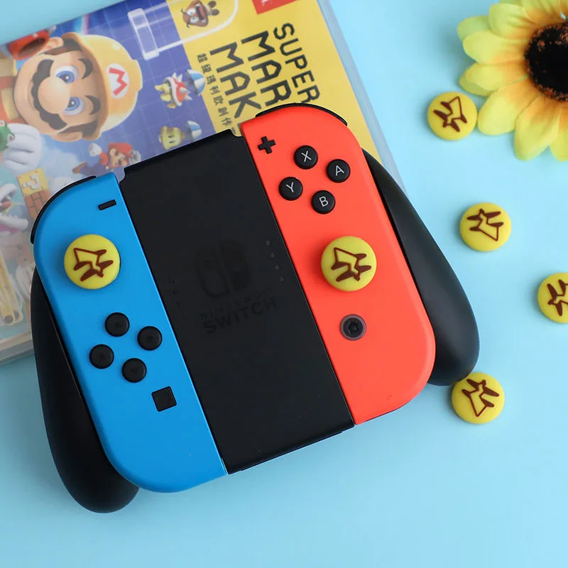 닌텐도 스위치 NS 조이스틱 커버 엄지 스틱 컨트롤러 그립 캡 스킨 조이 콘 게임 패드 썸 스틱 케이스 2 개