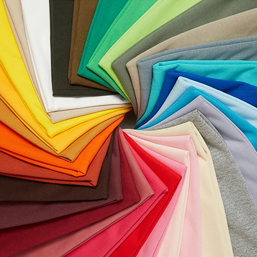 느슨한 코튼 솔리드 티셔츠 남성 여성 짧은 소매 패션 브랜드 트렌드 커플 의류 티셔츠 맞춤형 캔디 컬러 여름상의