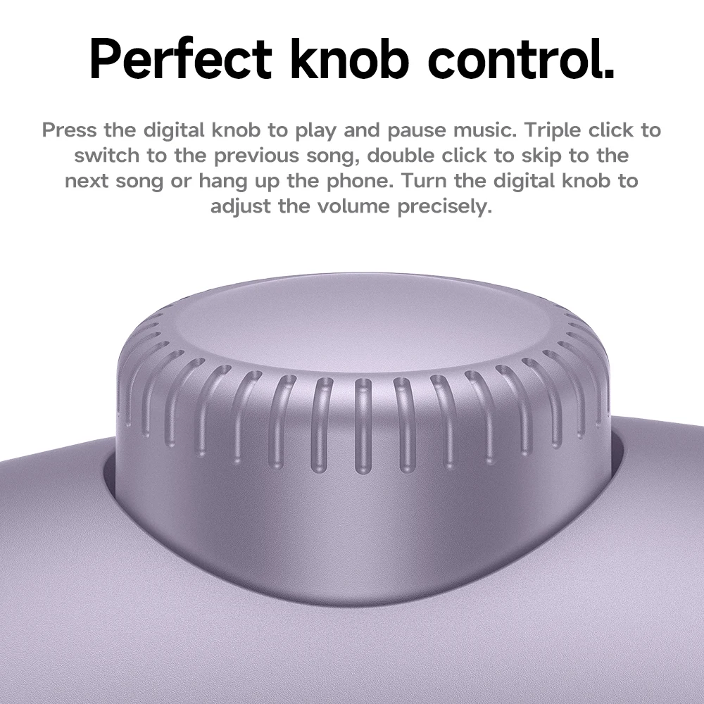 HOCO W65 Plus ANC 소음 감소 Bluetooth 헤드폰 귀 무선 대형 이어폰 Hifi 사운드 스포츠 헤드셋 (버튼 포함)