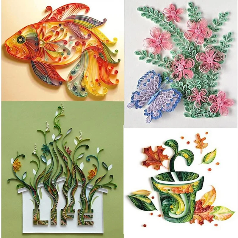 540 시트 종이 접기 별 종이 Strips27 색상 접는 종이 다채로운 양면 럭키 스타 종이 접기 DIY 핸드 아트 홈 장식 만들기