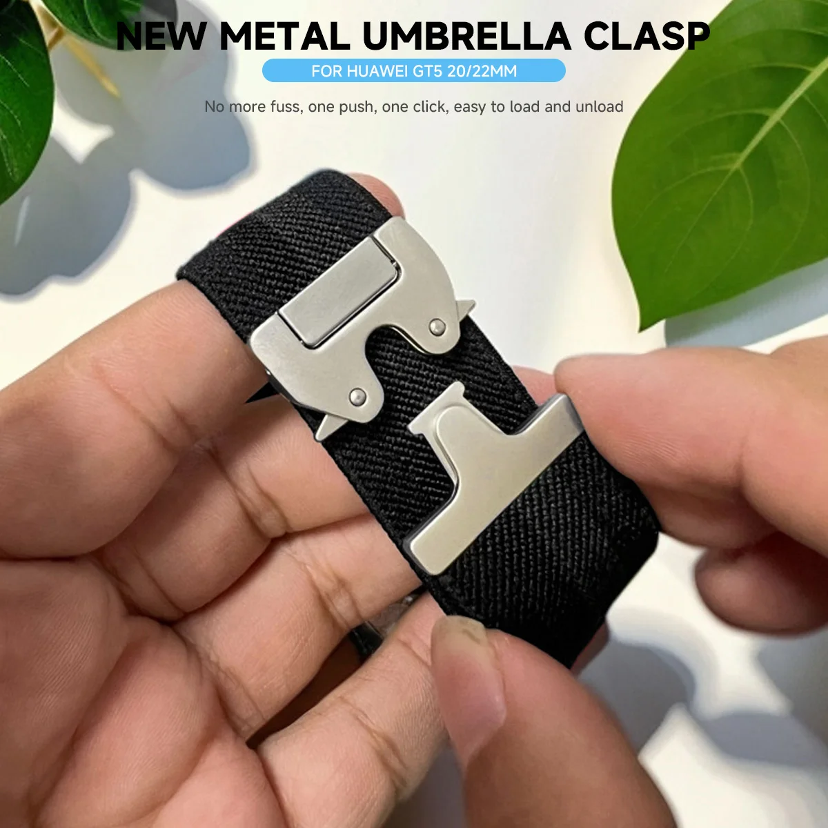 삼성 갤럭시 시계 7 6 5 4 40mm 44mm 6 클래식 47mm 나일론 밴드 화웨이 시계 GT5 4Pro 3 팔찌에 대한 20mm 22mm 탄성 스트랩