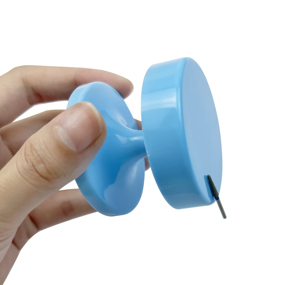 1pcs 자기 치과 Bur 홀더 Cupule 케이스 폴란드어 Burs 드릴 자석 흡입 플레이트 트레이 랙 치열 교정 도구 보관 주최자