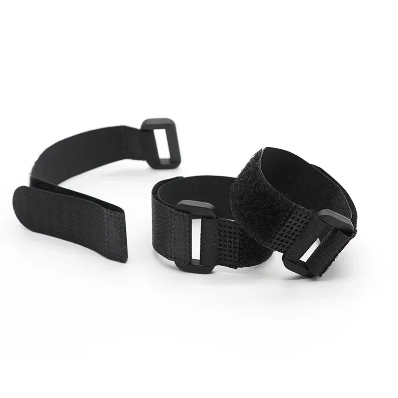 케이블 타이 재사용 가능한 자체 접착 검정색 너비 20mm 나일론 스트랩 역방향 버클 라인 와이어 주최자 후크 루프 번들 패스너