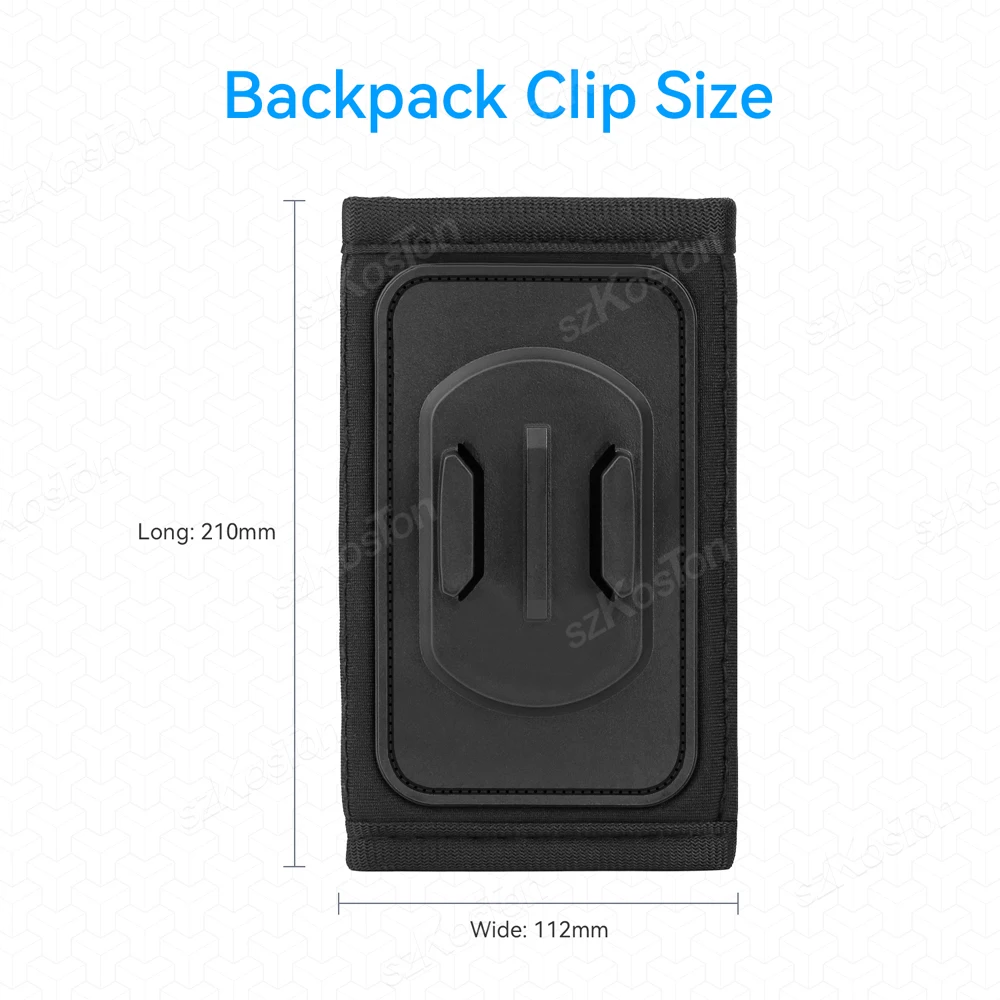 360 회전 가방 배낭 숄더 스트랩 마운트 스트랩 거치대, 고프로 13 12 11 10 9 8 7 6 DJI OSMO 액션 5 프로 4 Insta360 X4 X3  ACE PRO 2 액세서리