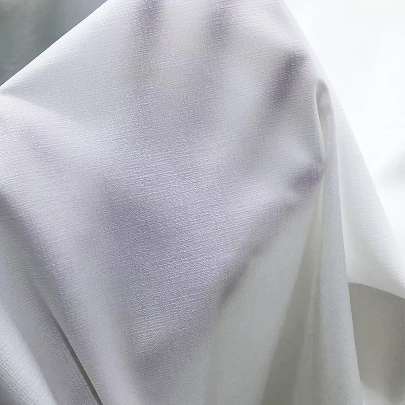 Asazal 화이트 튤 고급 쉬폰 창문 커튼, 두꺼운 실, 침실 빌라, 불투명 커튼, 거실 장식, 고품질