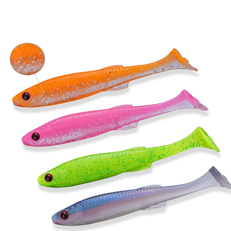 피셔 플라잉 앤트 [수중 작은 실제 물고기/떠다니는 뚱뚱한 실제 물고기] 2-2.5 - 2.8-3인치 루어 T-꼬리