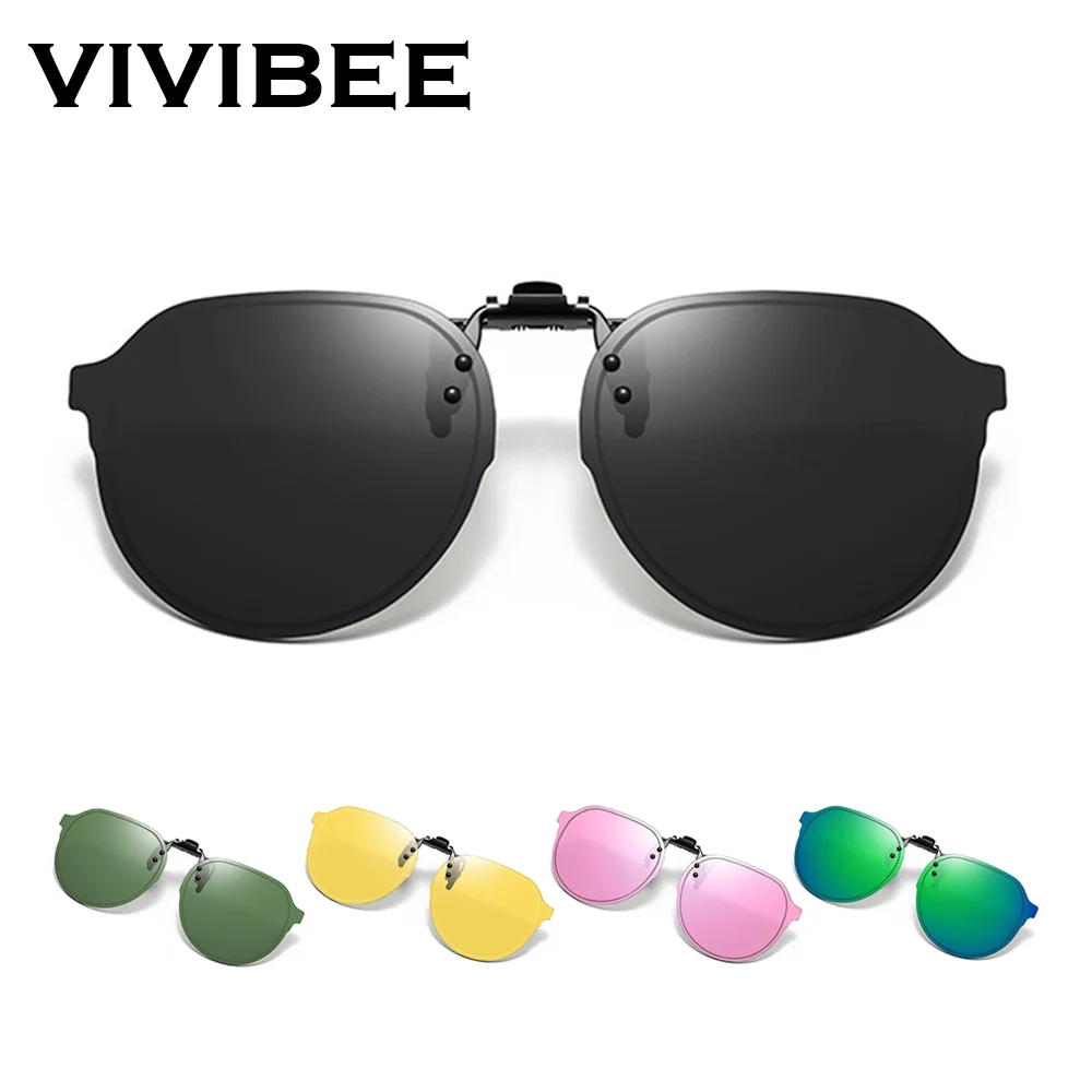 VIVIBEE 남성 편광 렌즈 선글라스에 클립을 뒤집기 여성 빅 사이즈 운전 선글라스 클립 2025 Trending Product title=VIVIBEE 남성 편광 렌즈 선글라스에 클립을 뒤집기 여성 빅 사이즈 운전 선글라스 클립 2025 Trending Product 