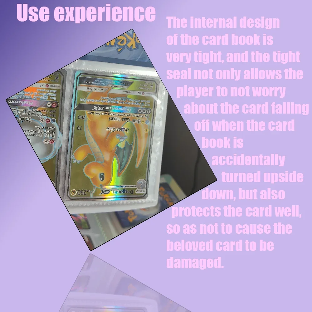 새로운 Charizard 홀더 바인더 컬렉션 폴더 포켓몬 앨범 240Pcs 카드 도서에 대한 애니메이션 카드 수호자 노트북
