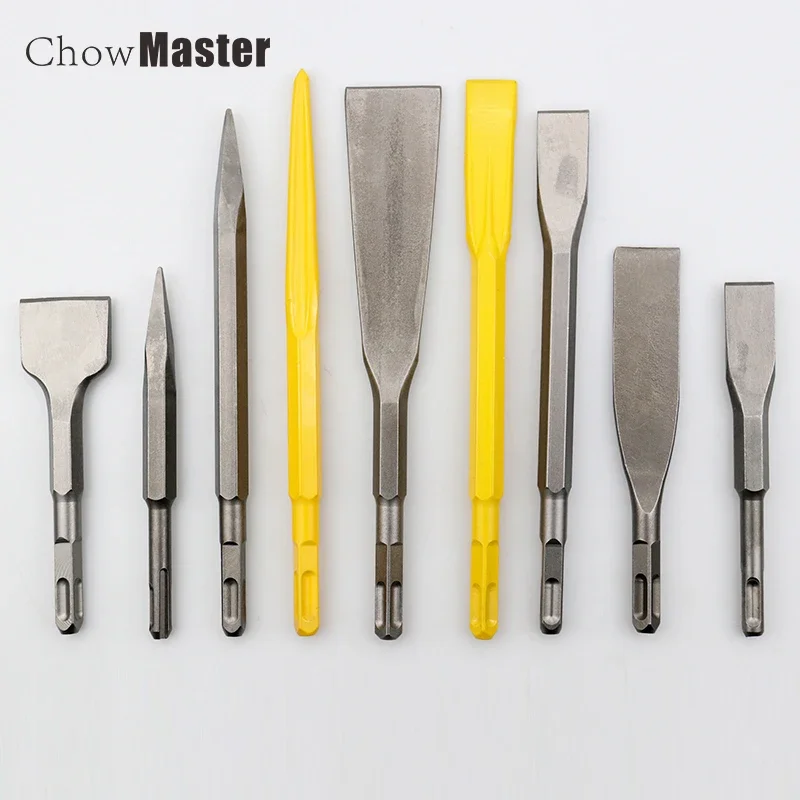 SDS PLUS 생크 포인트 플랫 와이드 플랫 전기 해머 치즐 비트 벽 콘크리트 임팩트 드릴 엘보 ​​확대 드릴 비트