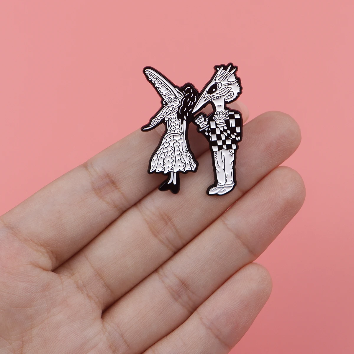 재미 있은 광대 에나멜 핀 공포 영화 브로치 소나무 옷깃 핀 배지 배낭 의류 액세서리 할로윈 쥬얼리 파티 선물