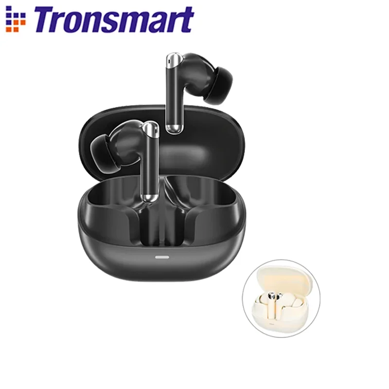 Tronsmart Sounfii R4 무선 이어폰, 블루투스 5.3, 듀얼 마이크, 통화 소음 감소, 26 시간 재생 title=Tronsmart Sounfii R4 무선 이어폰, 블루투스 5.3, 듀얼 마이크, 통화 소음 감소, 26 시간 재생