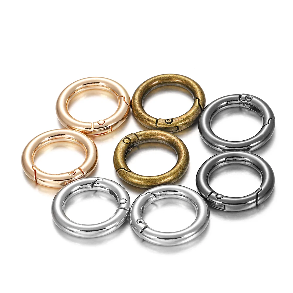 5pcs 금속 O 링 스프링 Clasps 개방형 Carabiner 키 체인 가방 클립 DIY 쥬얼리 만들기위한 후크 개 체인 버클 커넥터 title=5pcs 금속 O 링 스프링 Clasps 개방형 Carabiner 키 체인 가방 클립 DIY 쥬얼리 만들기위한 후크 개 체인 버클 커넥터 
