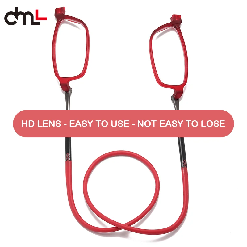 DML 초경량 독서 안경 Menr 독서 안경 교수형 스트레치 여성 피로 방지 노안 Unise 안경 디옵터 +1.5 + 3.5 title=DML 초경량 독서 안경 Menr 독서 안경 교수형 스트레치 여성 피로 방지 노안 Unise 안경 디옵터 +1.5 + 3.5 