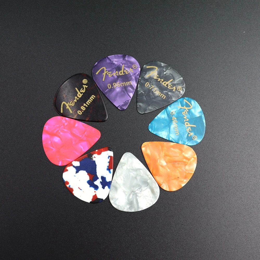 20 & 50 & 100 Pcs 어쿠스틱 일렉트릭 기타 픽 Plectrum 셀룰로이드 기타 픽 액세서리 상자 두께 0.46mm-0.96mm