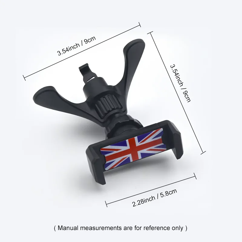 자동차 에어 벤트 아울렛 전화 홀더 미니 쿠퍼 F54 F55 F56 F57 R55 R56 R57 R60 R50 R52 R53 자동차 마운트 액세서리 