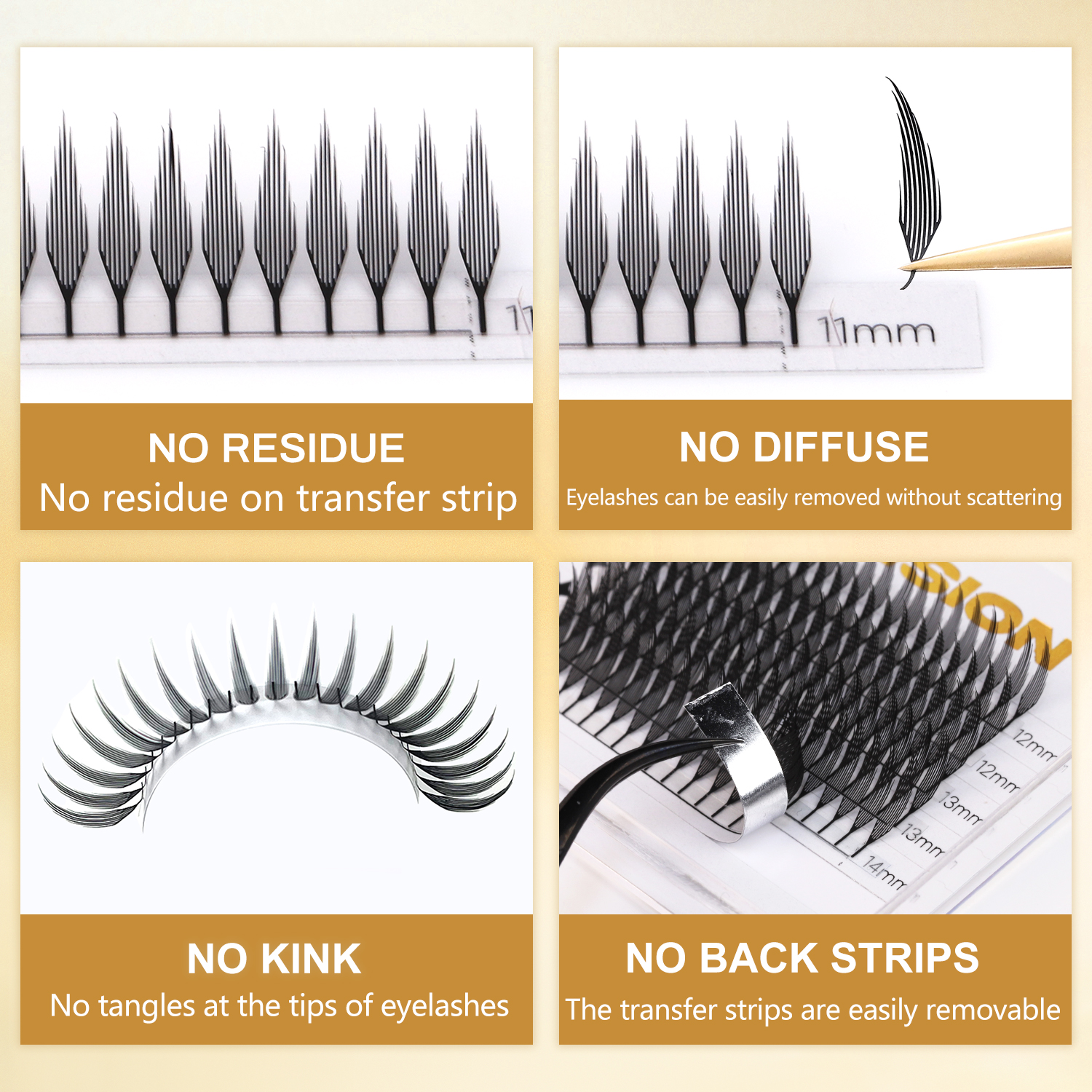 lashrujade Comic Spire Lashes Premade 팬 속눈썹 연장 타워 탑 깃털 모양 속눈썹 가짜 밍크 소프트 천연 메이크업 속눈썹