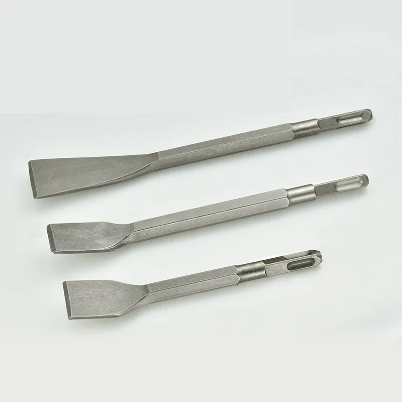 SDS PLUS 생크 포인트 플랫 와이드 플랫 전기 해머 치즐 비트 벽 콘크리트 임팩트 드릴 엘보 ​​확대 드릴 비트