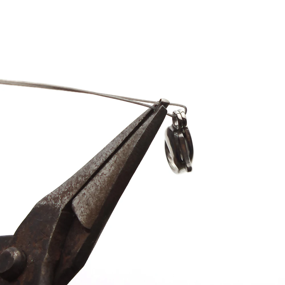 100-200Pcs 1.5 2 2.5 3mm 스테인레스 스틸 볼 스토퍼 크림프 엔드 비즈 DIY 쥬얼리에 대한 스페이서 비즈 위치 팔찌 만들기