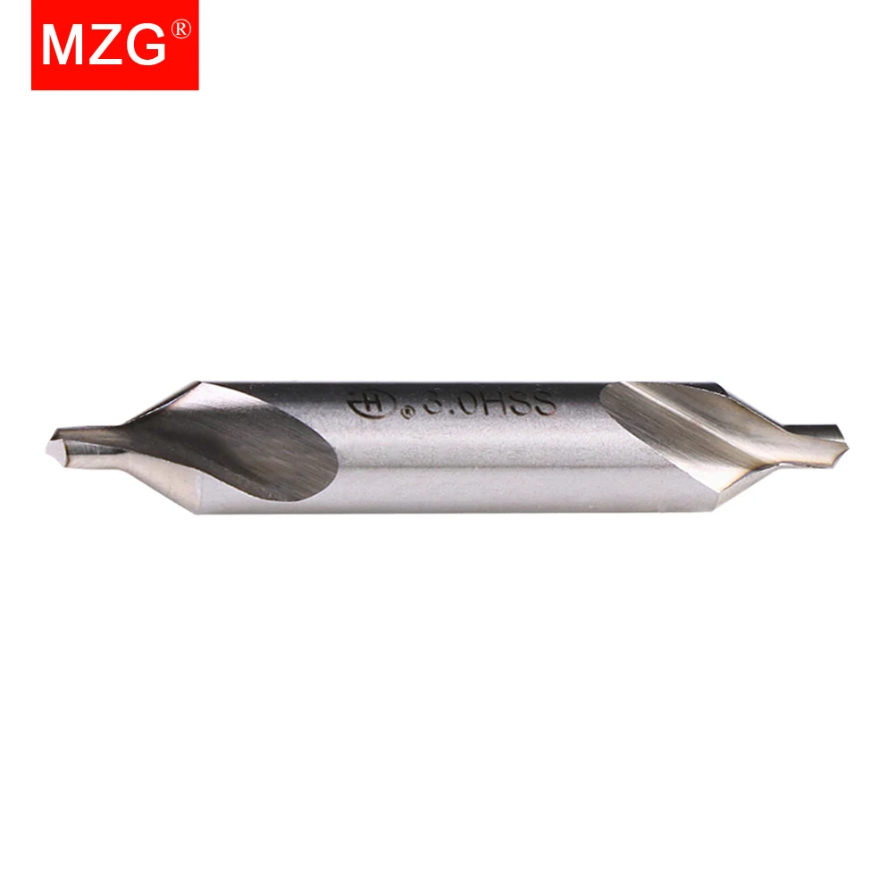MZG 1/5/10pcs 1set HSS 센터 드릴 비트 결합 센터 드릴 60도 카운터 싱크 각도 금속 드릴 비트 1/1.5/2/2.5/3/4/5