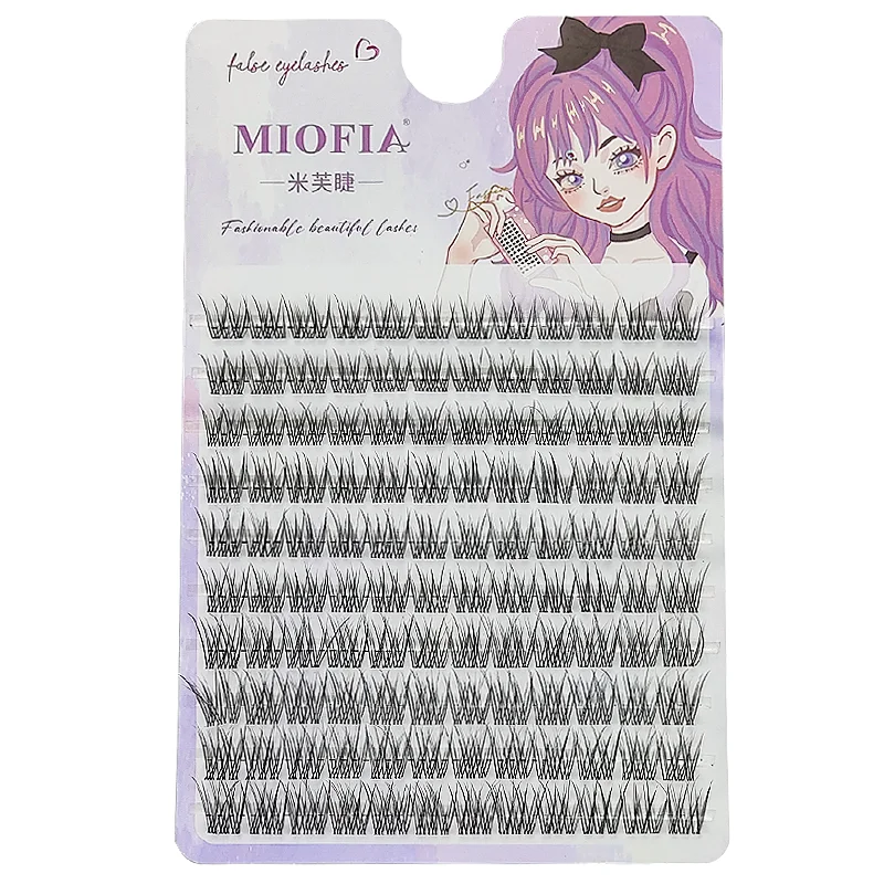 1/box 120 번들 밍크 가짜 속눈썹 자연 러시아어 3D laes 개별 속눈썹 확장 클러스터 메이크업 도구 도매 속눈썹