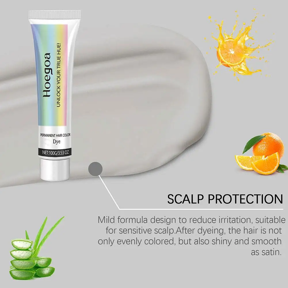 헤어 크림 잠금 장치, 영양 및 영양 헤어 케어 식물 추출물, 트렌디 헤어 컬러 및 뷰티 에이전트, 100g