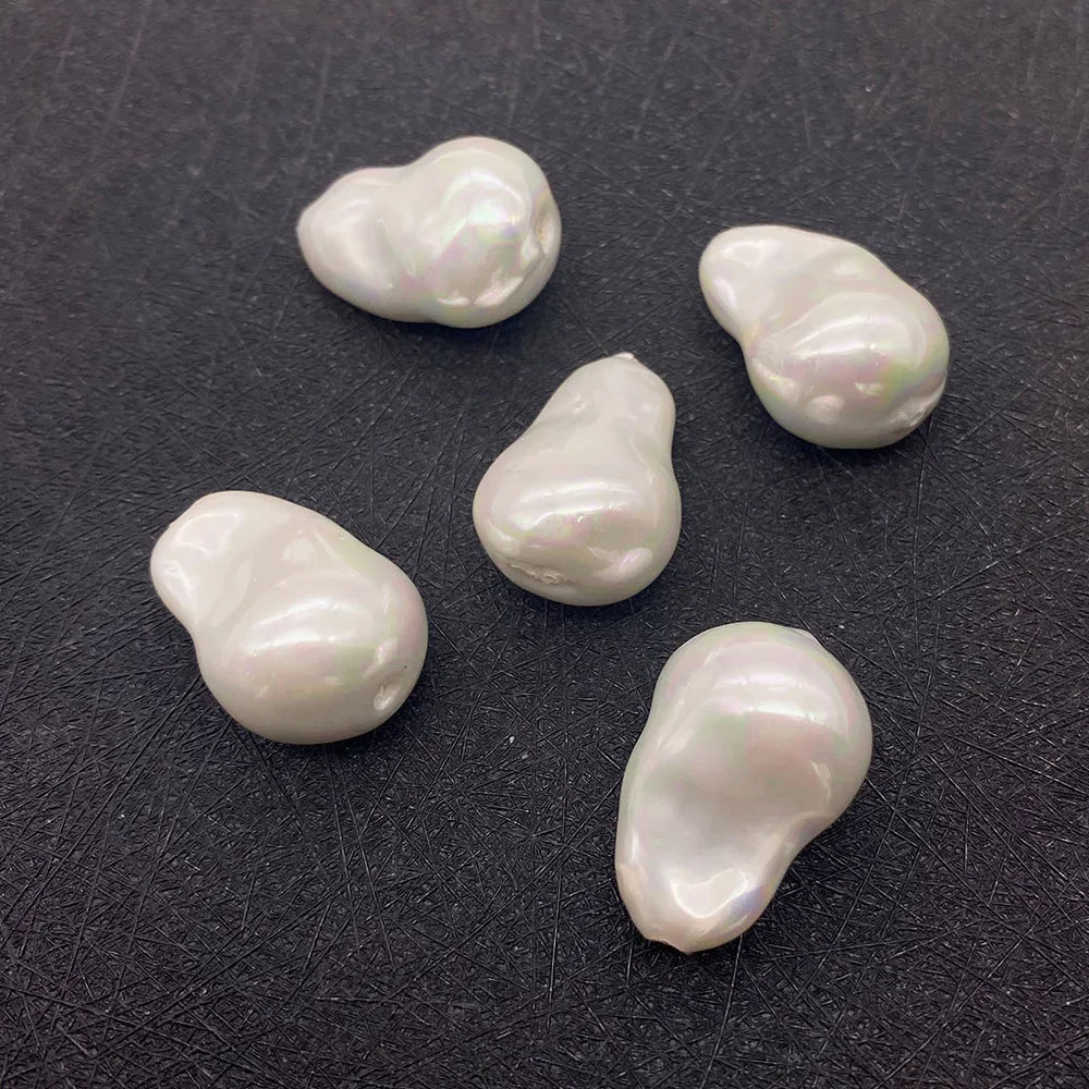 절묘한 불규칙한 직선 구멍 쉘 비즈 8-25mm 매력 패션 만들기 DIY 목걸이 귀걸이 팔찌 쥬얼리 액세서리